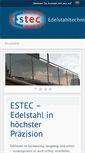 Mobile Screenshot of es-tec.at